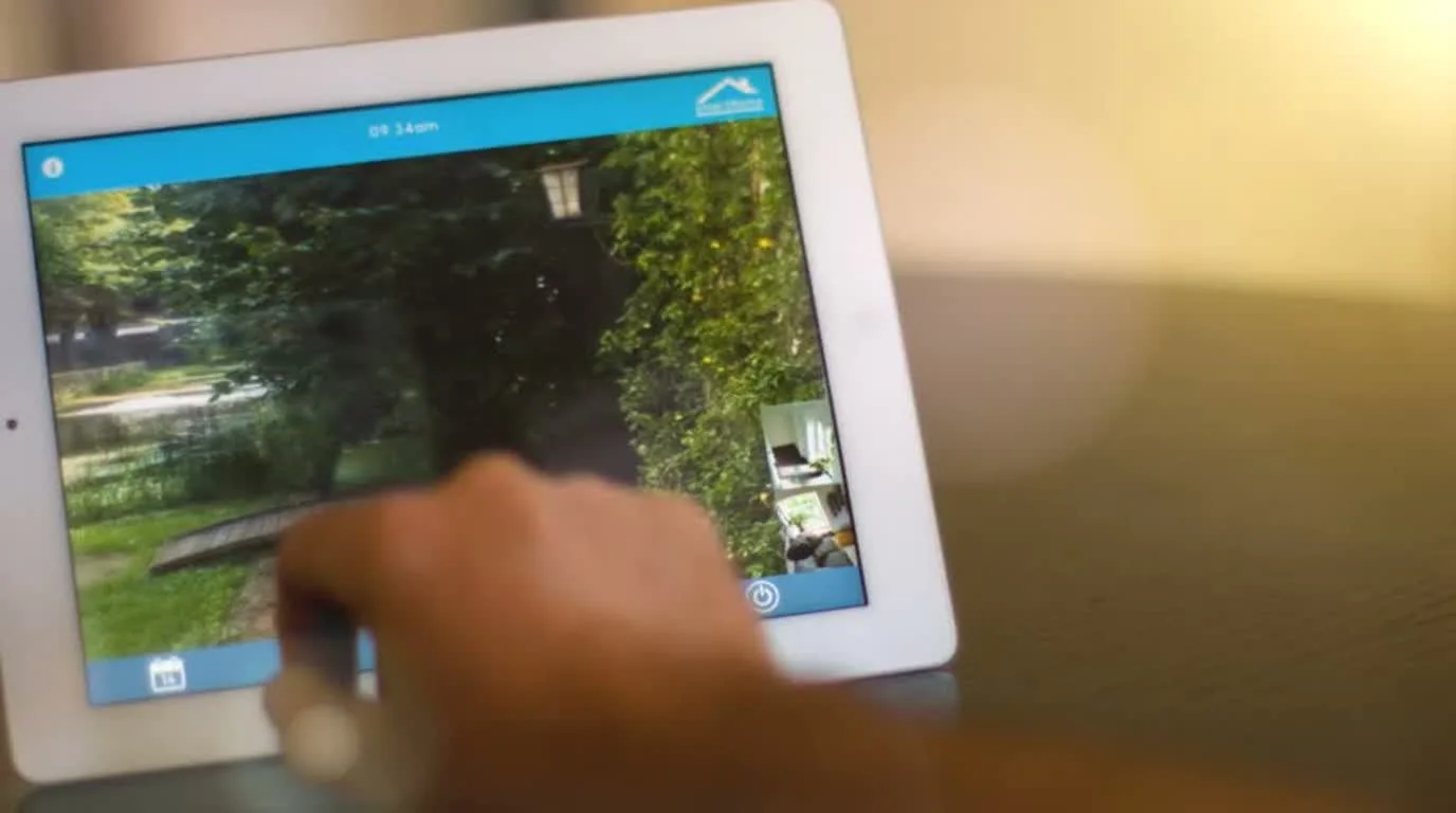 Security camera monitoring and mobile access in a completed install